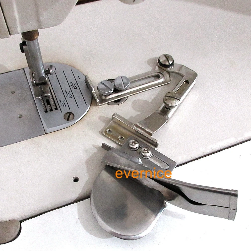 Swing Away Adjustable Plain Raw Single Fold Binder For Industrial Sewing Machine
