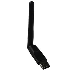 Adaptador de wifi 150mbps com antena externa 11n, placa de rede usb 2.0 para computador e pc