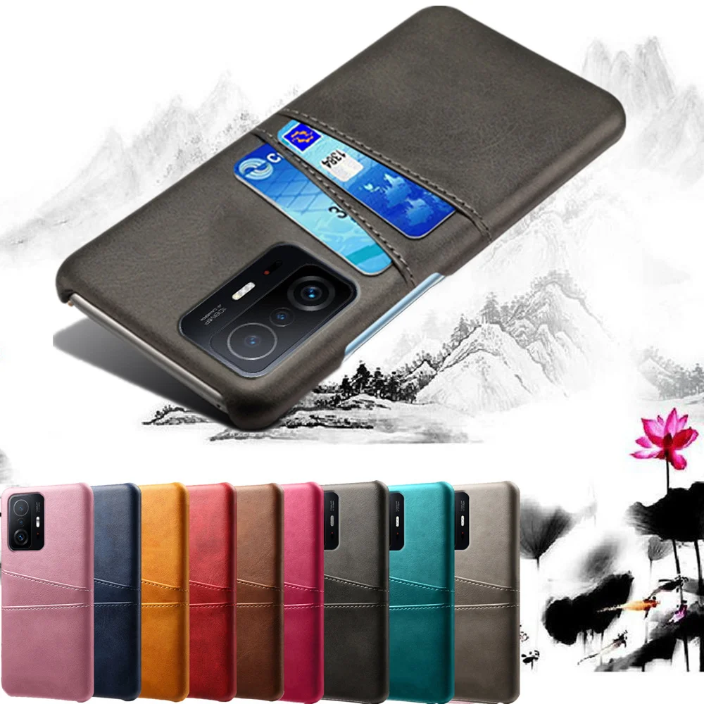 For Xiaomi Mi 11T Pro Case Card Slot Holder PU Leather Case for Mi 11 Lite 11 Ultra 6.81 \