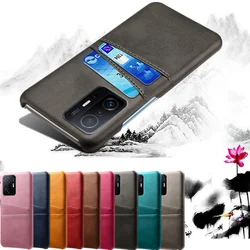 For Xiaomi Mi 11T Pro Case Card Slot Holder PU Leather Case for Mi 11 Lite 11 Ultra 6.81 