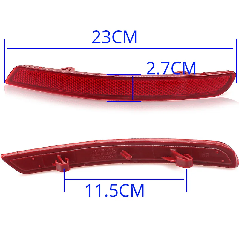 Car Rear Bumper Reflector Light For Citroen C5 2010 2011 2012 Car Parts Turn Signal Fog Lamp Accessory Tail Stop Brake Light