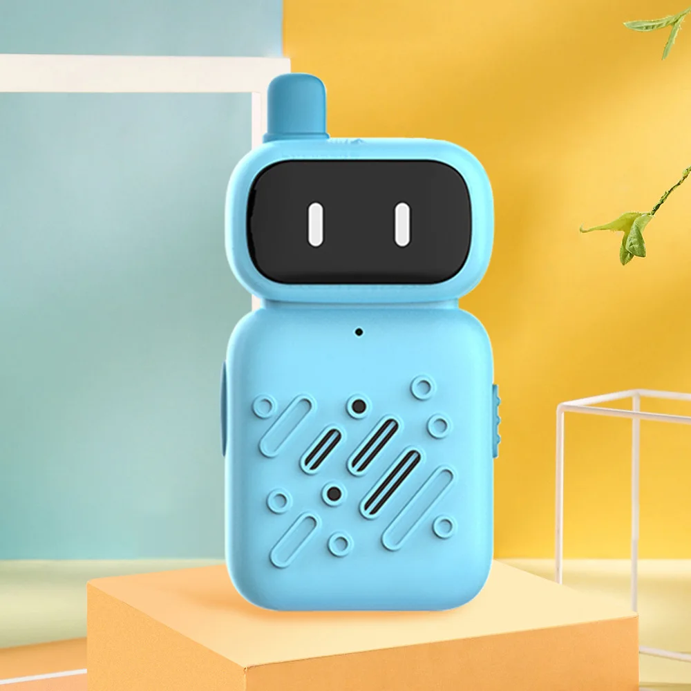 Walkie-talkie recargable para niños, juguetes de 2Km, transceptor de mano, ilumina el teléfono, Radio, interfono, regalos de cumpleaños para niños y niñas, 2 uds.