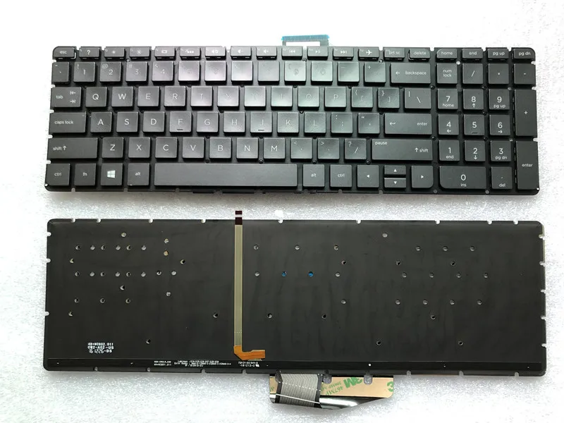 NEW FOR HP 15-AB 15-AK 15-AU 15-BC TPN-Q159 C122 Q172 Q173 Q162 keyboard US backlit