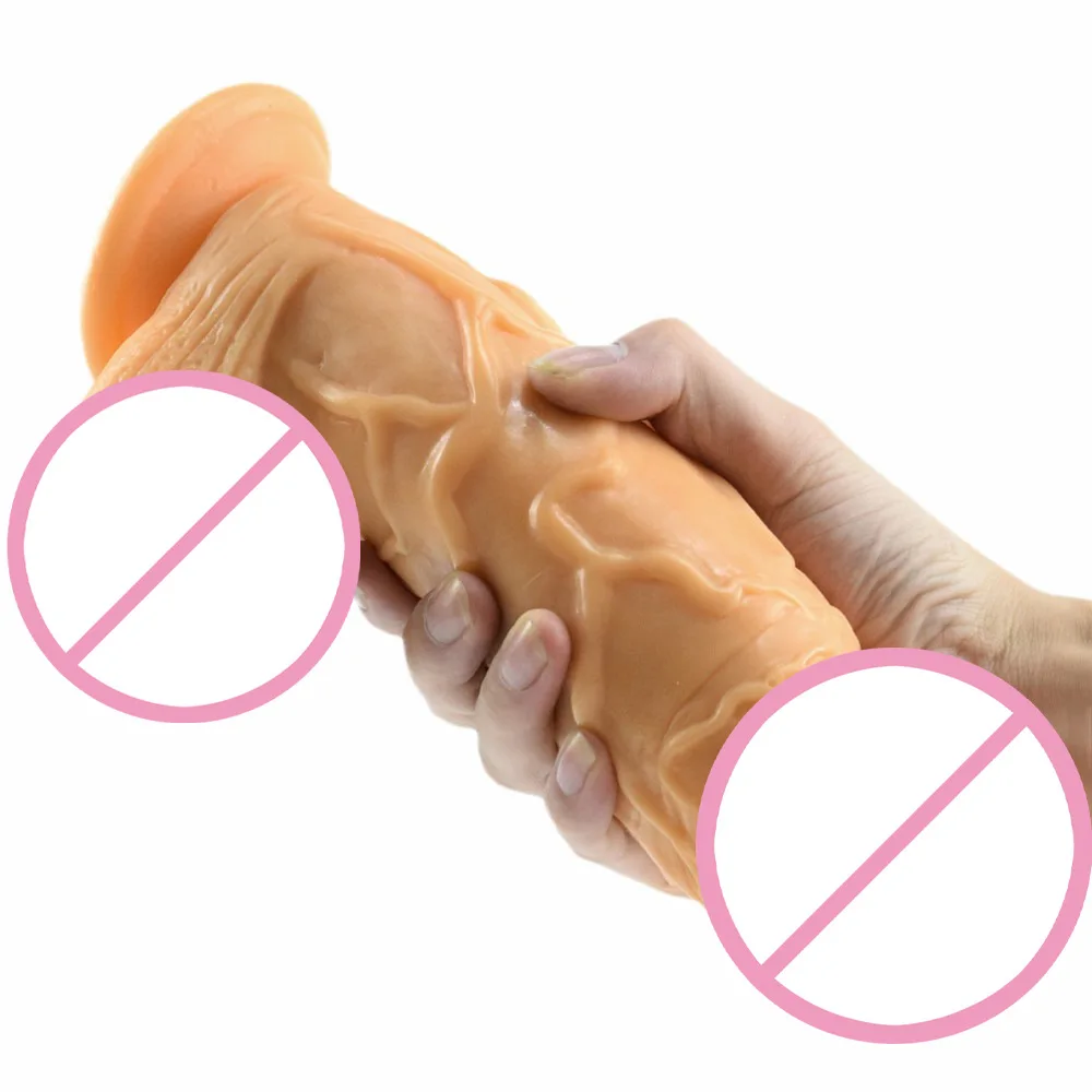 26*7CM Huge Realistic Dildo Adult Sex Toys for Women Lesbian Fake Big Long Penis Dick Cock Thick Dildo with Strong Suction Cup