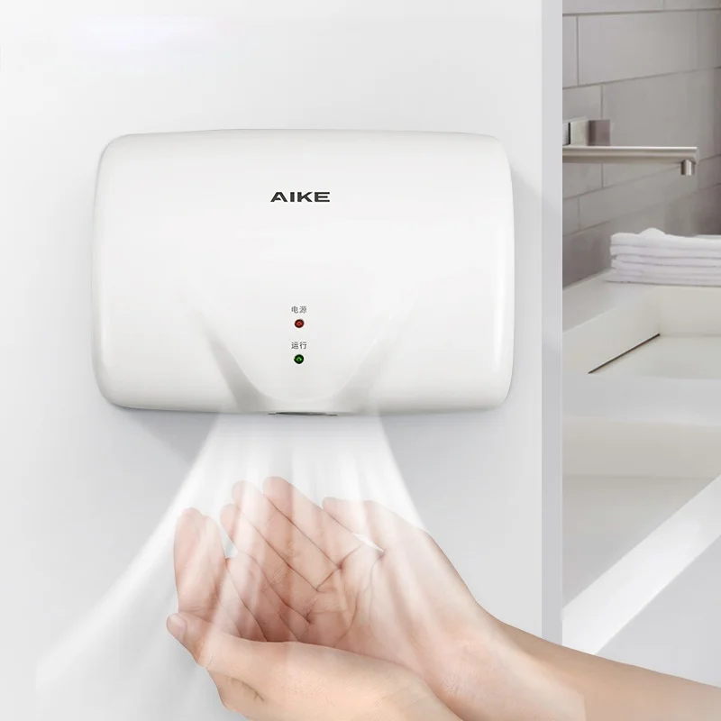 

zq Automatic Induction Hand Dryer Household Toilet Hand Dryer Machine Intelligent Hot and Cold Hand Dryer