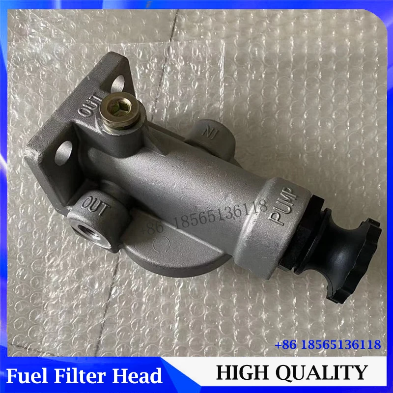 High Quality 6754-71-7200 Fuel Pump Fuel Filter Head For Komatsu PC200-8 Excavator Engine Parts