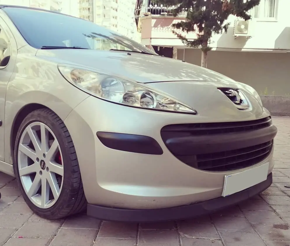 For PEUGEOT 207 - ASTRA H FRONT SPOILER LIP Euro Spoiler Lip Universal