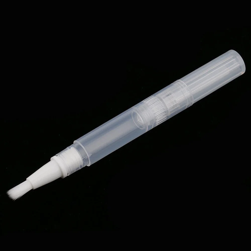 1Pc 3ml pusty Twist długopis z pędzlem wielokrotnego napełniania butelki pojemnik na kosmetyki polski paznokci rury do balsamu farba do dekoracji paznokci Mascara oleje — zdjęcie 7