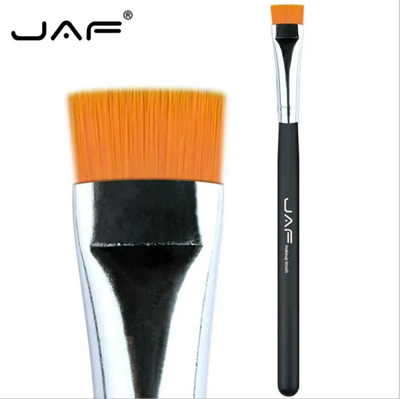 JAF – brosse de maquillage pour les yeux, Eyeliner plat, mélange de sourcils, beauté, poils en Nylon doux, 3 couleurs au choix, 1 pièces, T0406