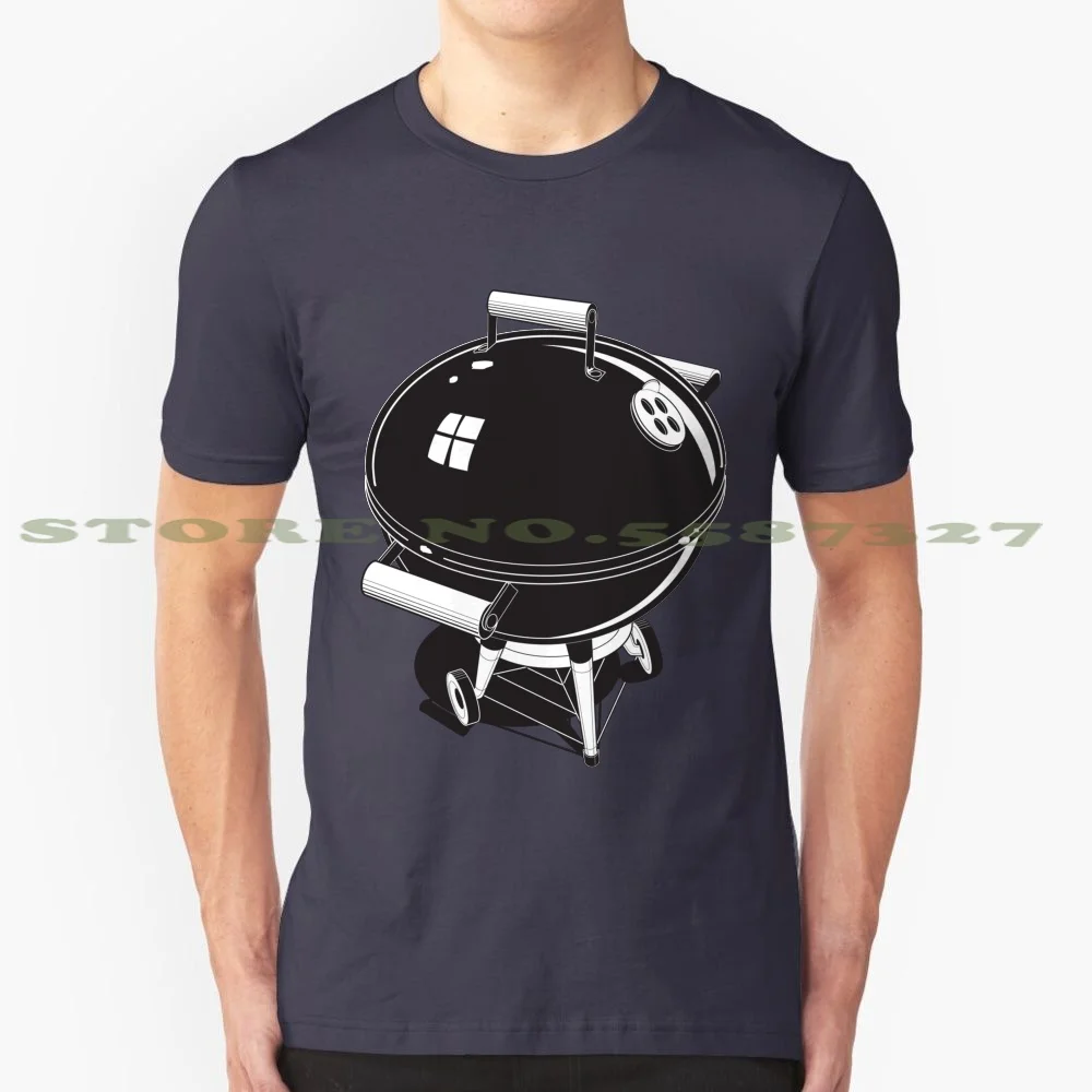 Grill 100% Cotton T-Shirt Grill Bbq Food Griller Picnic Outdoors Summer Fun Camp Smoker Chef Cook Cooking