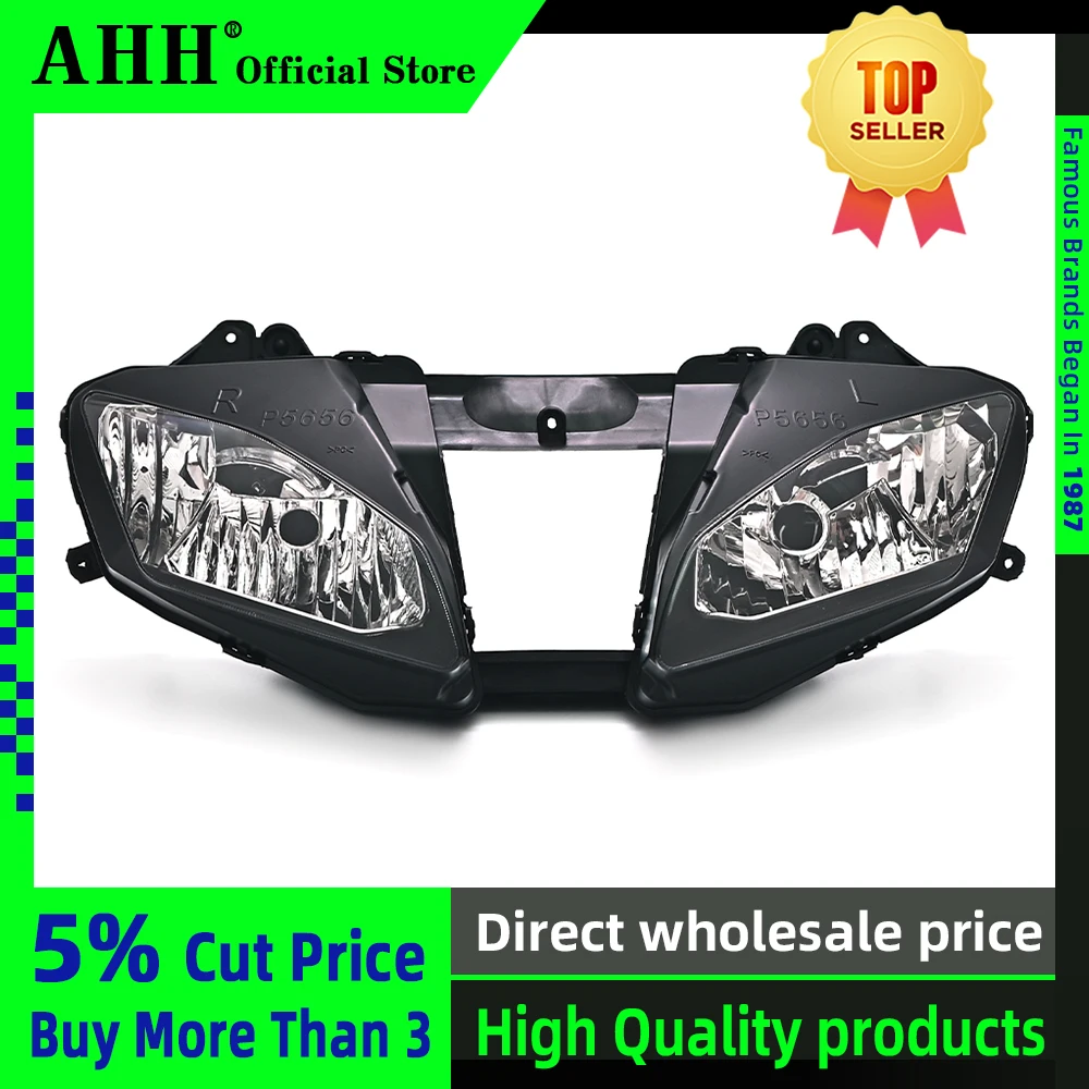 AHH Motorcycle Headlight Headlamp Head Light For YAMAHA YZF 600 R6 2006 2007 YZF-R6 06-07 Head Lamp Headlight assembly