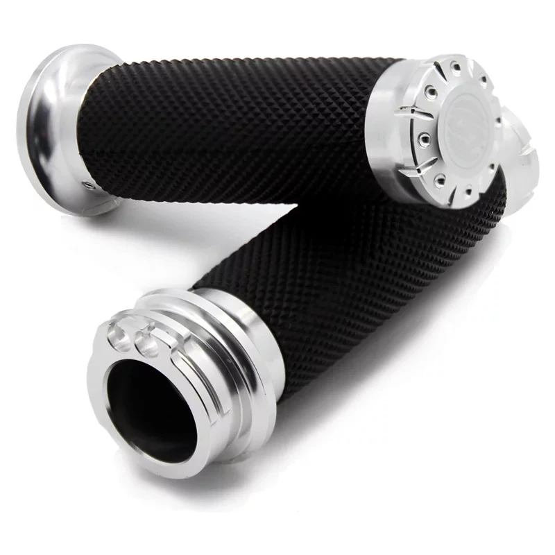 RSD 25MM Motorcycle Handle CNC Grips For Harley Sportster XL 1200 Cruiser Bobber Chopper Custom Handlebar