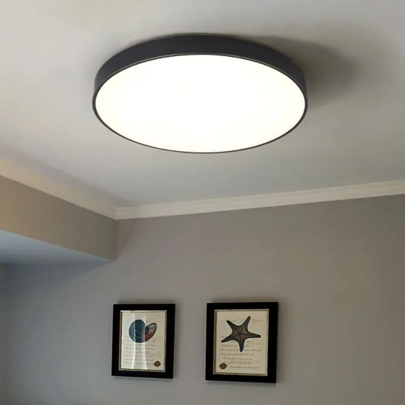 Simple LED Ceiling Lamp Decorative LED Ceiling Lamps for Living Room Bedroom Interior Lighting Gold Dimmable Ceiling Lights