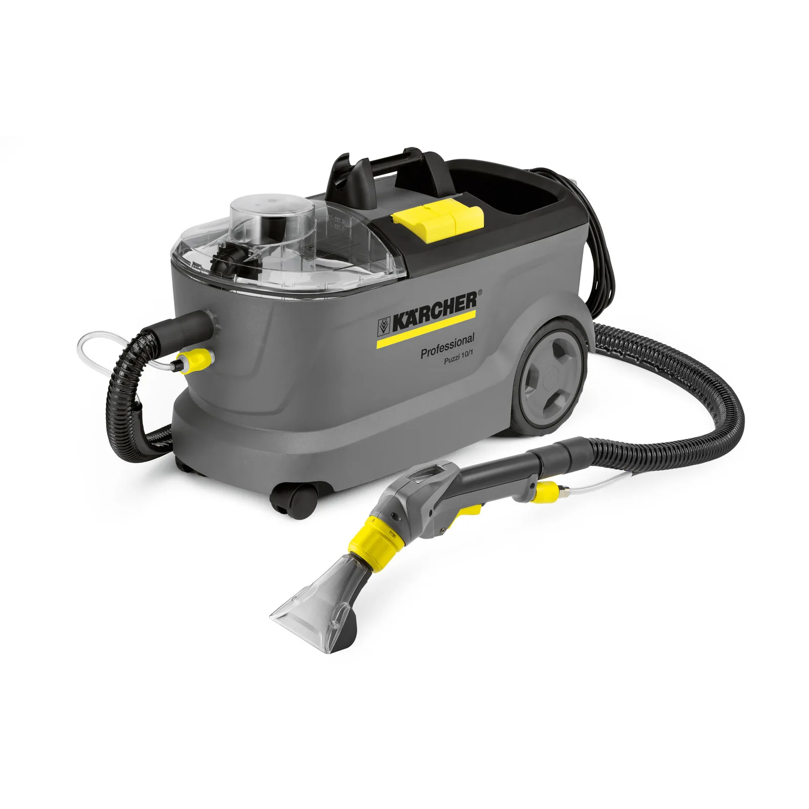 Karcher Puzzi 10/1 1250 W Professional Carpet Seat Hard Floor Washing Water Filter Dust Bag Machine