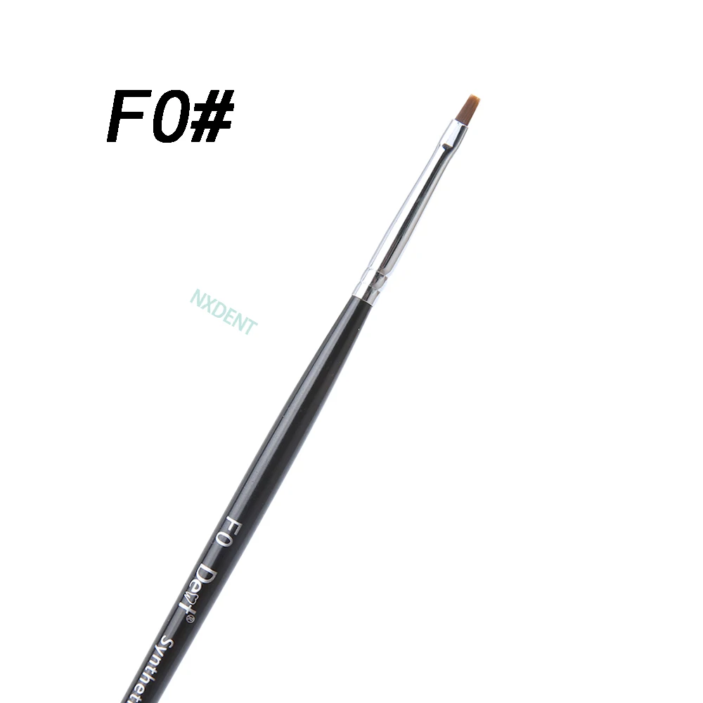 Pluma de cepillo Dental de porcelana, herramienta de cerámica para técnico, suministros de laboratorio Dental, 1 piezas