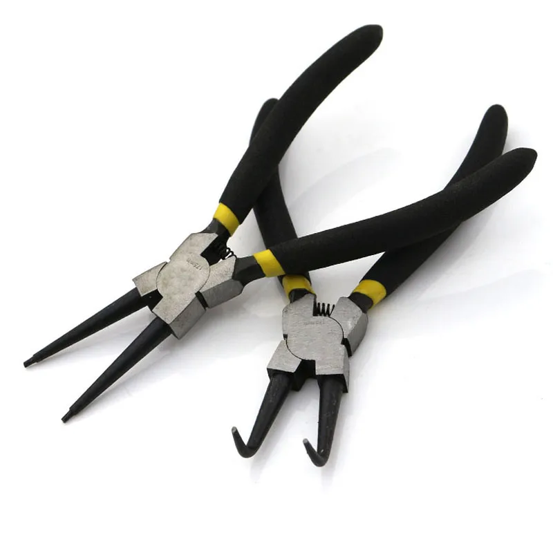 Circlip Plier  Snap Ring Plier Spring Pliers Internal External Curved Straight Tip Circlip Snap Ring Plier