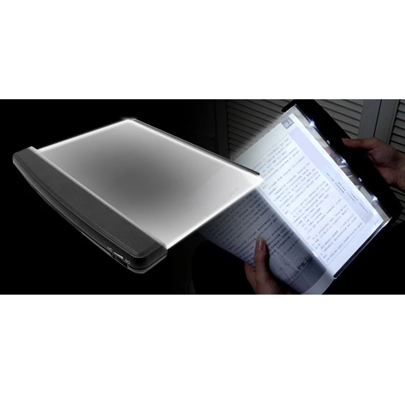 Eye Protection Led Book Reading Lampe Design Brightness Light Plat Panel Night Reads Lamp Flat Reading Lamp in the Dark Lights image 5