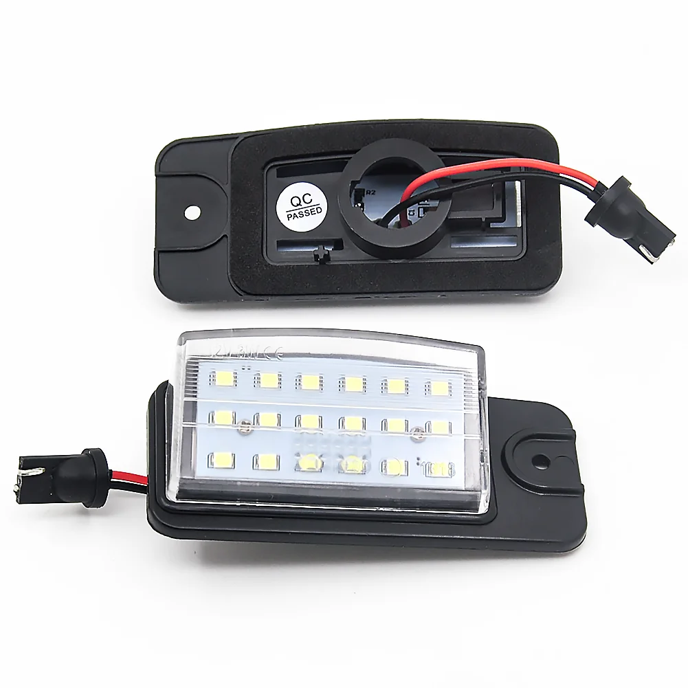 2Pcs Car LED License Number Plate Light Lamps For Nissan X-Trail T32 Maxima Rogue NV1500 NV2500 NV3500 Murano Altima