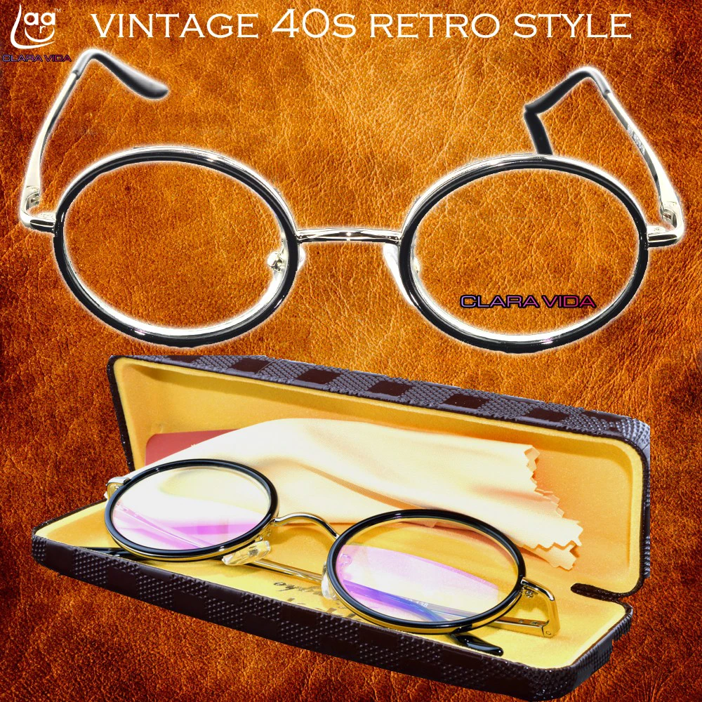 2021=clara Vida=luxury Noble Titanium With Box Senator Round Retro Classical Duke's Reading Glasses+1 +1.5 +2 +2.5 +3 +3.5 +4