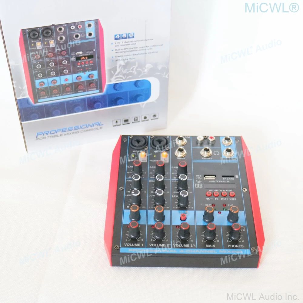 الجيل الجديد MG4 MG6 MG8 خلاط خلط تعزية USB SD للكمبيوتر محمول تسجيلا حيا بلوتوث