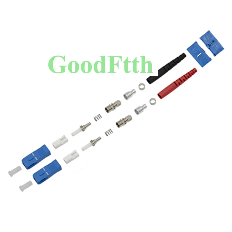 Fiber Optic Connector SC Duplex Singlemode Multimode GoodFtth for 2.0mm or 3.0mm Cable 2000pcs/lot