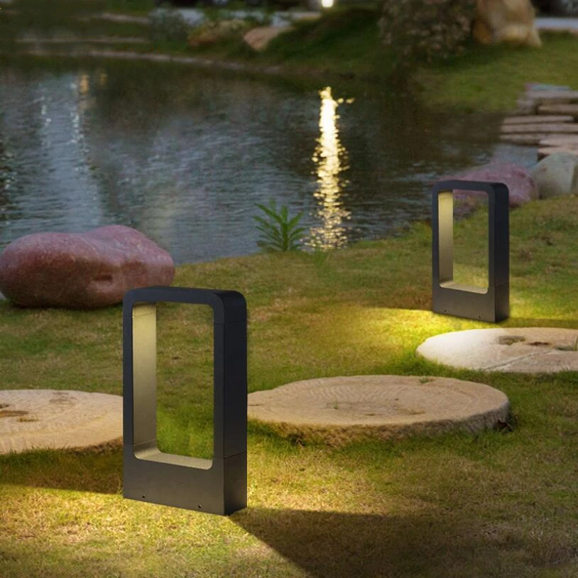 Imagem -02 - Led Outdoor Garden Pillar Light Villa Park Light Stand Post Lawn Lamp Luz da Paisagem 15w ac 85265v dc 12v 1pc