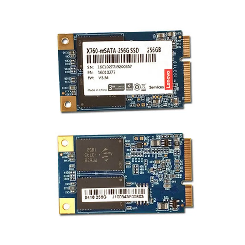 لينوفو X760 MSATA 256G SSD Y470 Y400 Y480 B480 E430 X230 M490 yoga-13 X1 T420T 430 S E430 SSD ترقية الكمبيوتر 100% الأصلي