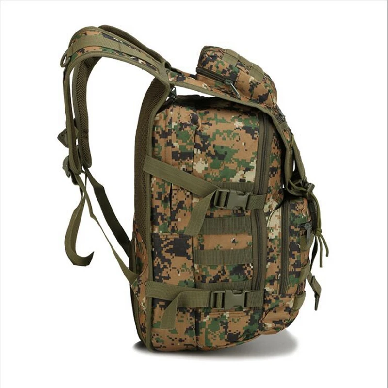 Mochila tática militar do exército, 40l, escalada, caminhadas ao ar livre, viagem, acampamento, esporte, camuflagem, sobrevivência, molle, costapck