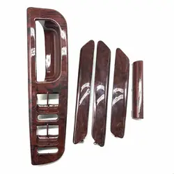 5 Pieces for VW Passat B5 Cherry Wood Door Handle Window Switch Bracket Control Panel Base Trim Cover 3B1 867 171 F