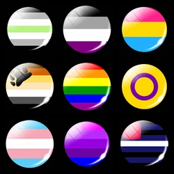 Rainbow Pride Flag Fridge Magnet Souvenir Freedom Love Sign Stickers Magnetic Message Board for Refrigerator Decor