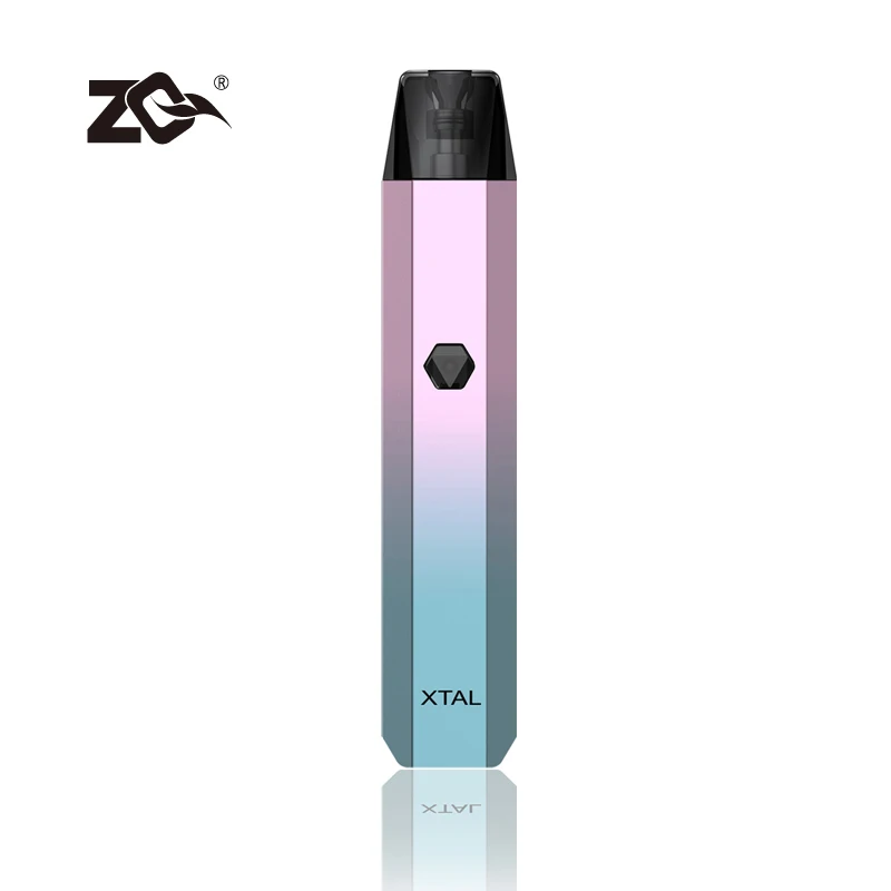 ZQ Xtal Kit  with built-in battery 520mah 1.8ml empty Vape Pods Ni-chrome 1.2ohm Coi  Xtal Pods Manufactured 2020 Newest