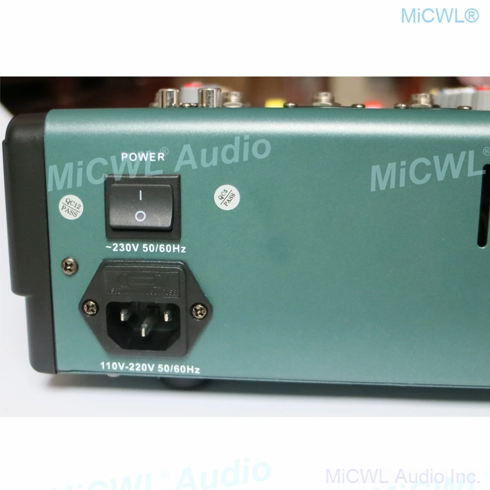 MiCWL-16 채널 오디오 믹서 레코드 믹싱 콘솔, USB, DSP 효과, 전문 USB, 48V 스테레오, EQ