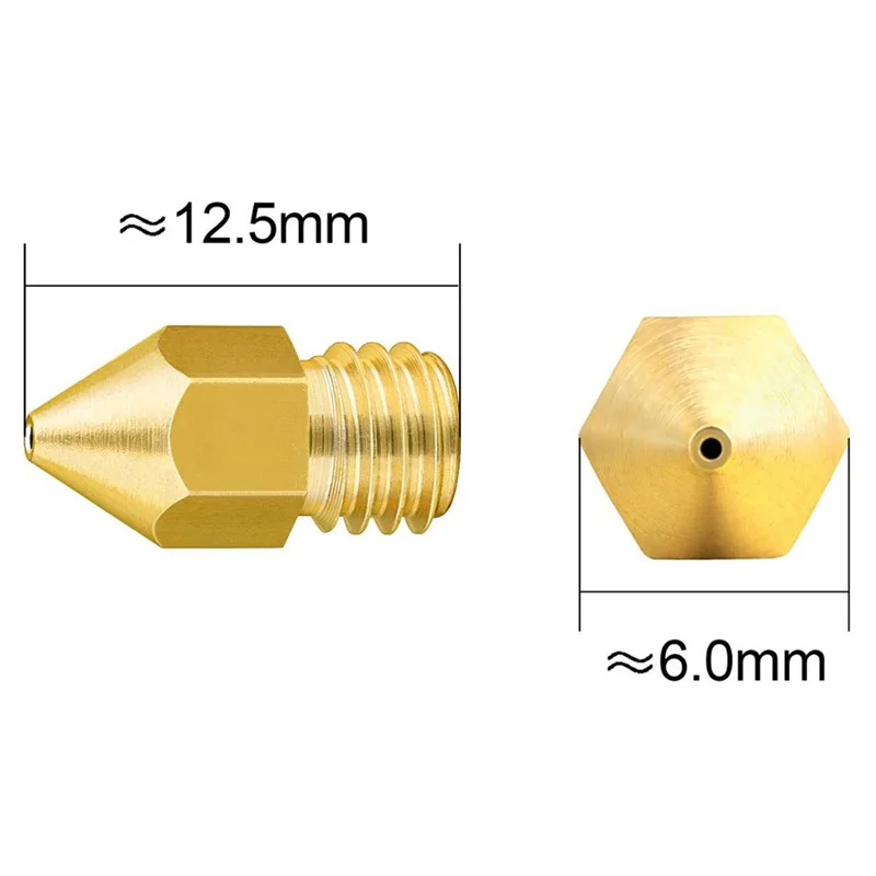 44 قطعة/الوحدة 3D طابعة الفوهات MK8 الطارد رئيس صالح ل Creality CR-10 0.2 مللي متر 0.3 مللي متر 0.4 مللي متر 0.5 مللي متر 0.6 مللي متر 0.8 مللي متر 1.0 مللي متر