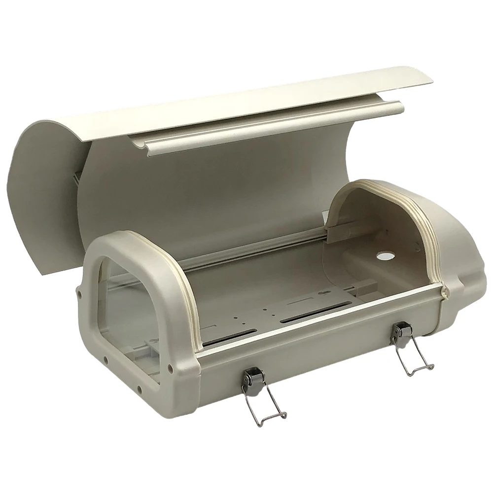 15" Big Size Clear Glass Window Surveillance CCTV Camera Housing Protect Shell Outdoor Waterproof Security Camera Protection Box