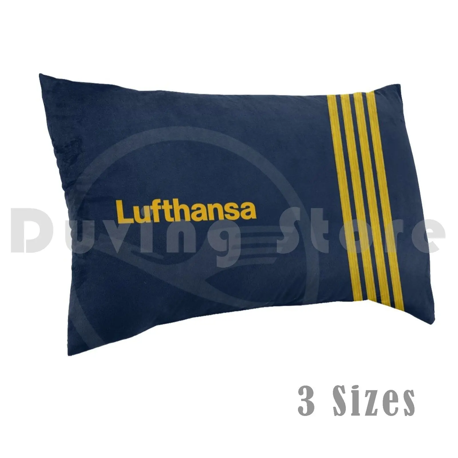 Lufthansa Pillow Case DIY 50*70 Lufthansa Aviation Plane Airplane Airplane Fly Flying Pilot Captain Boeing