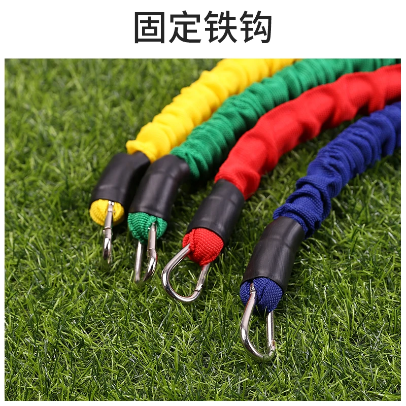 저항 로프 하이 퀄리티, 축구 스포츠 천 커버, 이중 신체 훈련, 저항 로프 저항 벨트