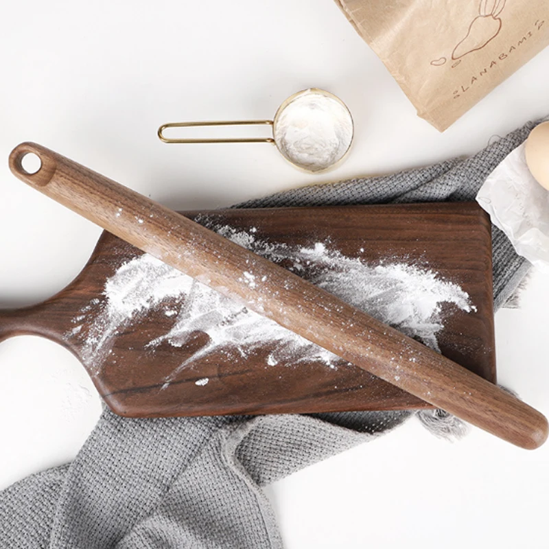 Koville Mattarello In Marmo Naturale Africano Con Tappetino E Raschietto – Antiaderente, Lucido, Per Pasta, Pizza E Pasticceria (Monte Grigio)