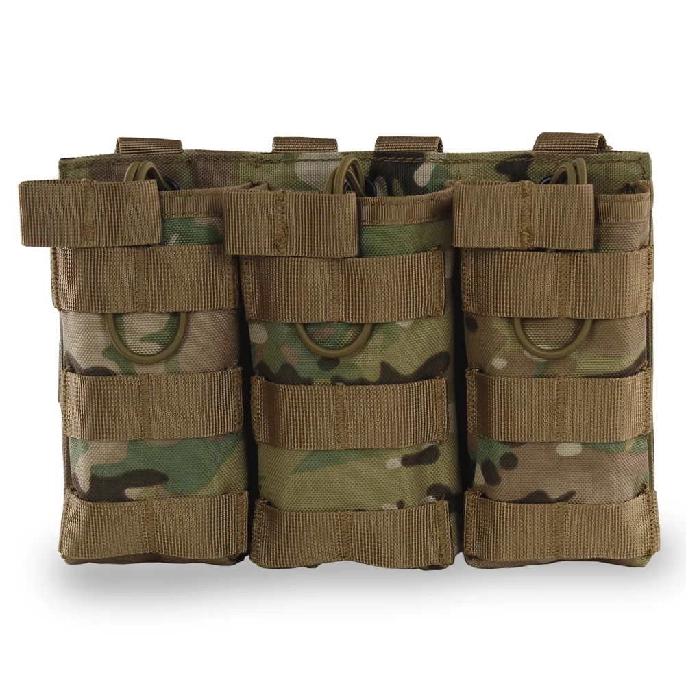 

Сумка для магазина Molle 1000D, нейлоновая Тройная открытая верхняя сумка для магазина, чехол для стрельбы AK M4