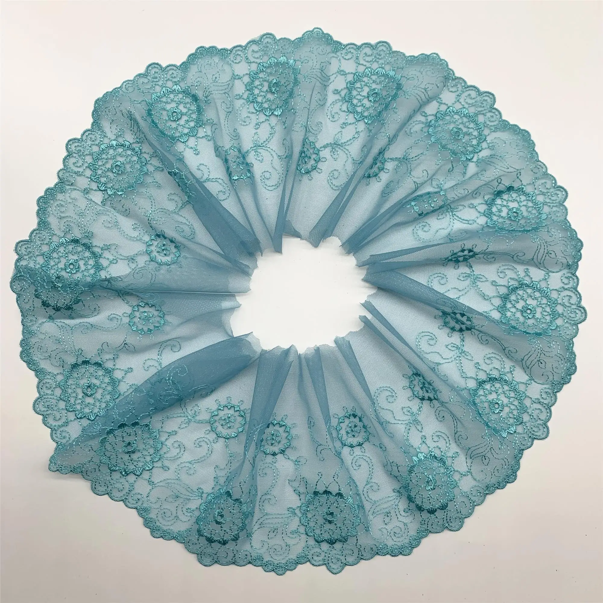 3y/lot 7 colors Width 14.5-19.5cm Embroidery Lace Trim For Clothes Skirt Hem Underwear Sewing Craft DIY Apparel Fabrics Lace