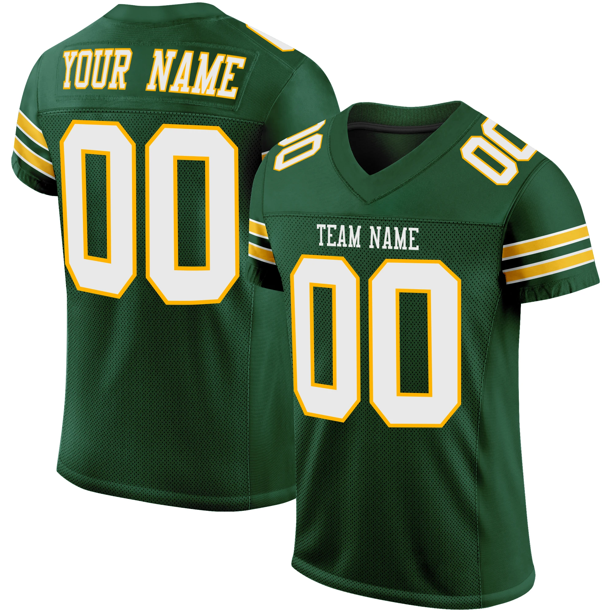 Custom Football Jerseys Printing Football T-shirt Team Name/Number Quick-Drying Short Sleeve Rugby Jersey