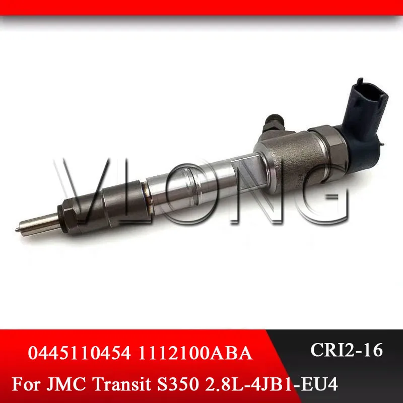 Genuine New Common Rail Diesel Inyector Assy 1112100ABA For JMC Transit S350 2.8L4JB1 EU4 Fuel Injector 0445110454 0445 110 454