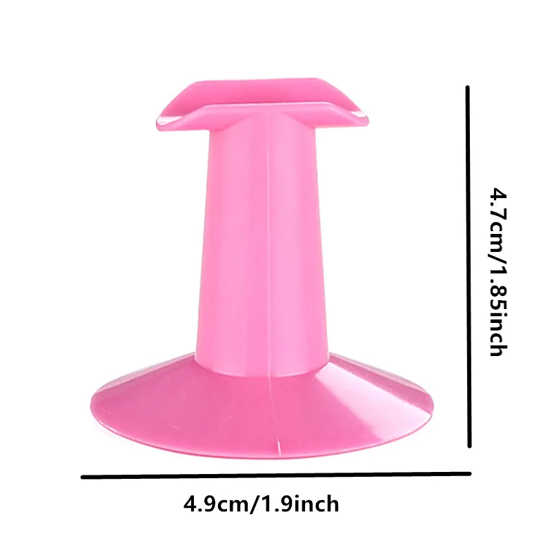 Nail Art Finger Stands Plastic Pink Rest Holder Professional Gel Polish Painting Training Tools Practice for Nail Design T0115