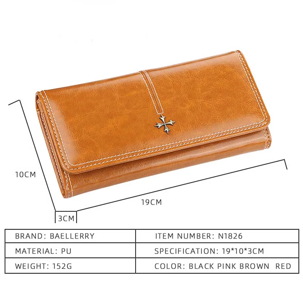 2020 New Long Women Wallets Fashion Card Holder Top Quality Sequined Female Purse PU Leather Zipper Brand Wallet For Women