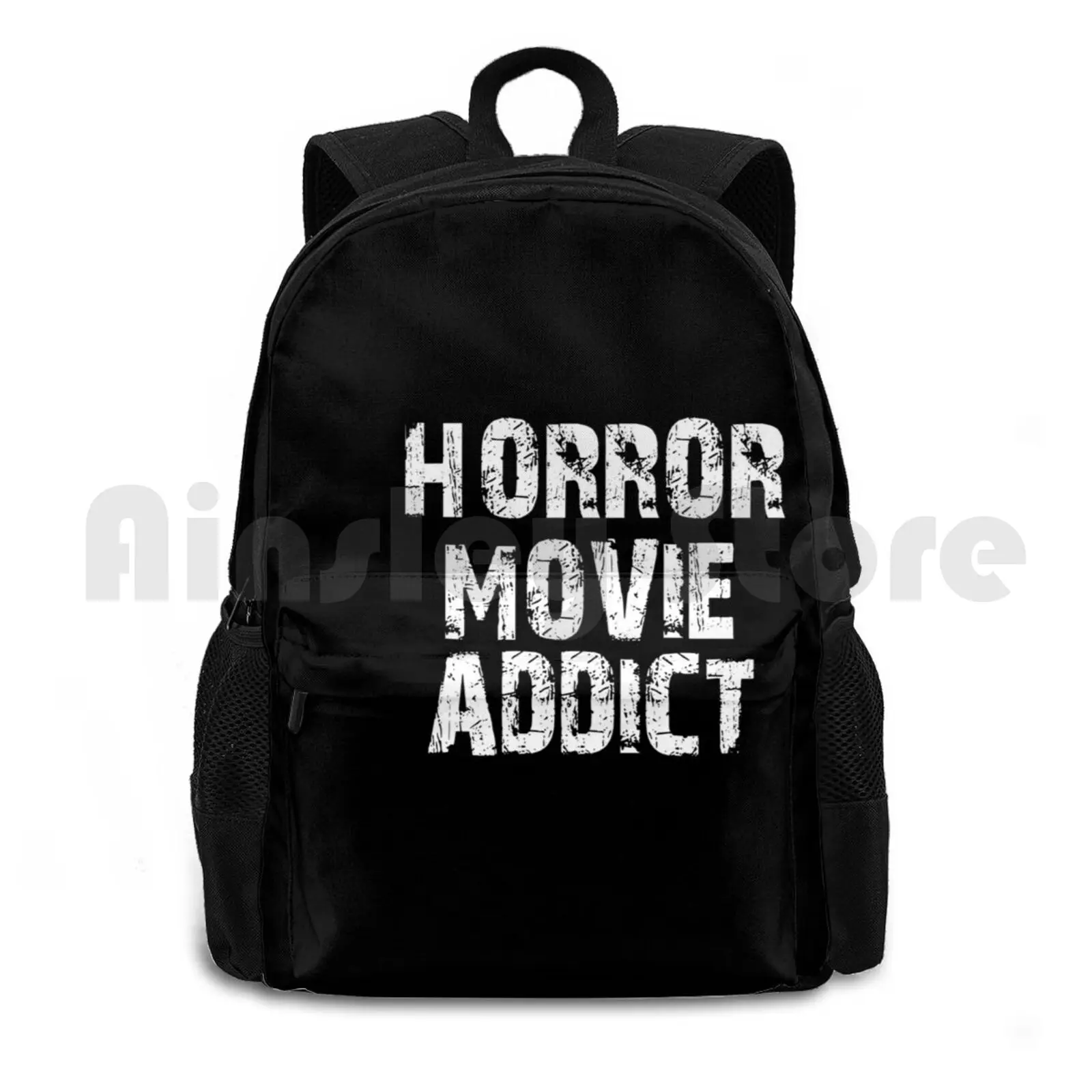 

Horror Movie Addict Outdoor Hiking Backpack Waterproof Camping Travel October Horror Films Horror Horror Creepy Movie Slashers