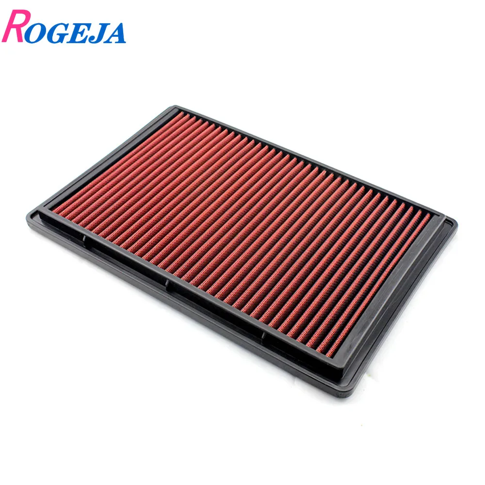 

ROGEJA Replacement Panel Sport Air Filter for Mitsubishi Pajero 3 4 Shogun Montero V6 2000-2017 Washable High Flow Air Filter