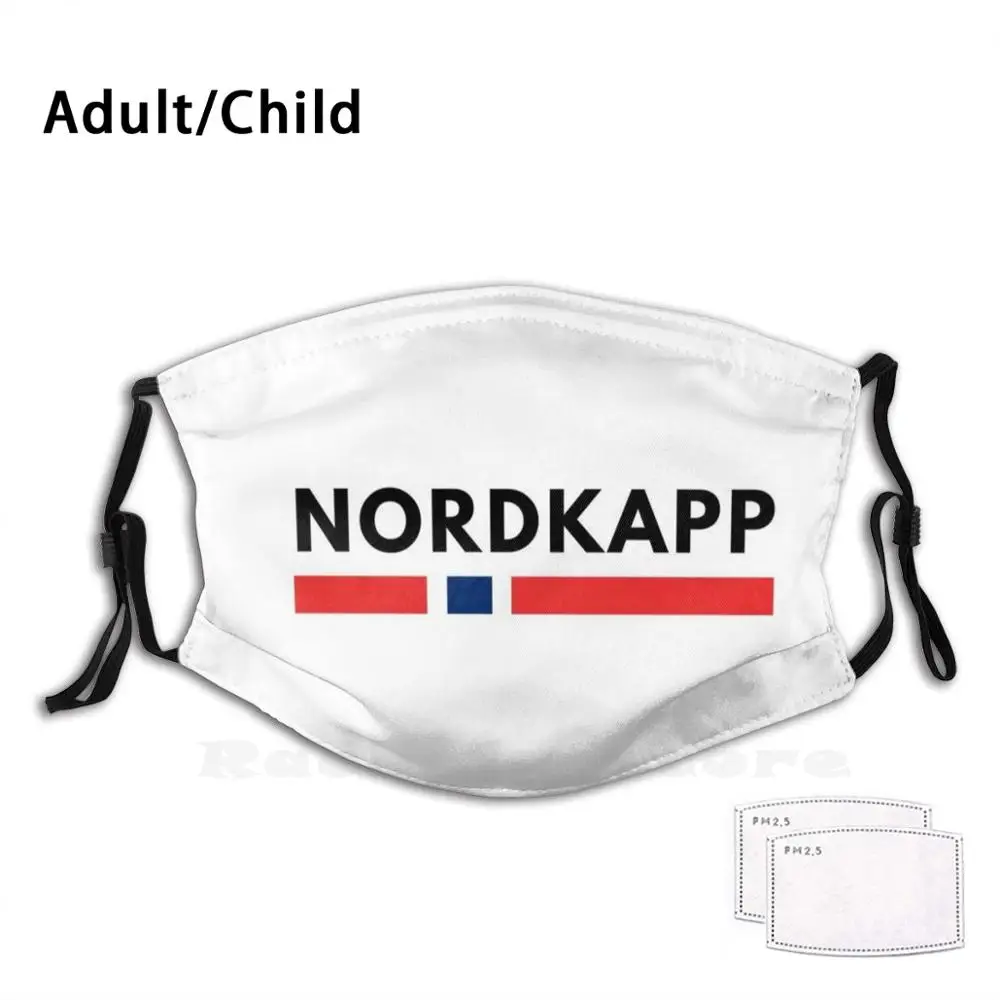 

Nordkapp Norway Funny Print Reusable Pm2.3187 Filter Face Mask Nordkapp North Cape Nordkapp Norway Northcape Nordkapp Norway