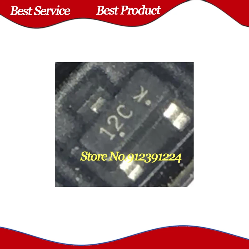 50 Pcs/Lot PSOT12C-LF-T7 12C SOT23 New and Original In Stock