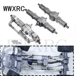 Upgrade Metal Front/Rear Bridge Axle Set For WPL D12 C14/C24 JJRC B14/B24 RC Truck RC Car Parts
