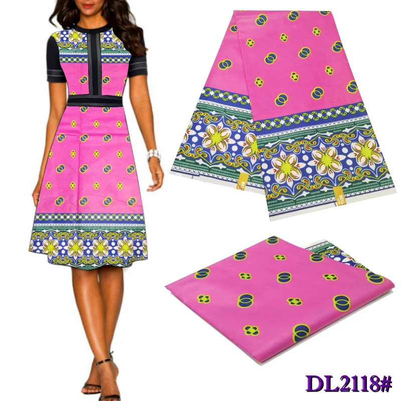 2021 Ankara Veritable Guaranteed Printed Polyester cloth New African Nigeria Wax Fabric