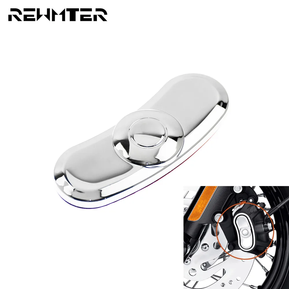 Motorcycle Chrome Brake Caliper Insert Sticker Front Rear Cover For Harley Sportster XL 2014-2024 SuperLow 1200 Seventy Two 48